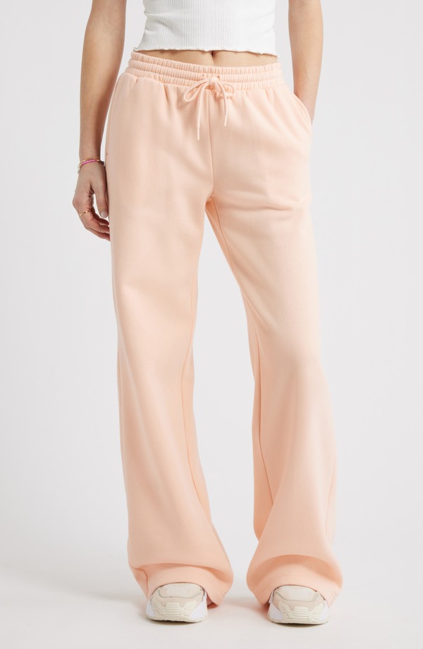 ビーピー レディース ボトムス レギンス ワイドレッグ ズボン下 スウェットパンツ BP. Baggy Wide Leg Sweatpants Coral Morning コーラル