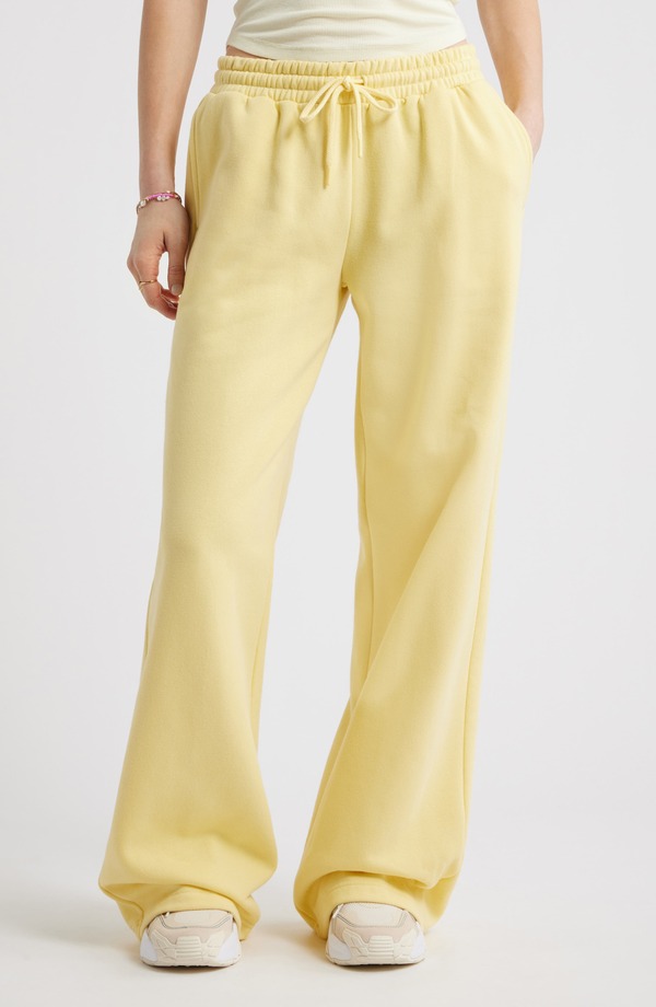 ビーピー レディース ボトムス レギンス ワイドレッグ パンツ スウェットパンツ BP. Baggy Wide Leg Sweatpants Yellow Begonia イエロー 10,205円