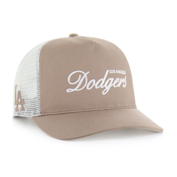 フォーティーセブン メンズ アクセサリー 帽子 メッシュ Men's '47 Brown Los Angeles Dodgers Foundational Meshitch Adjustable Hat Brown ブラウン｜ReVida 店