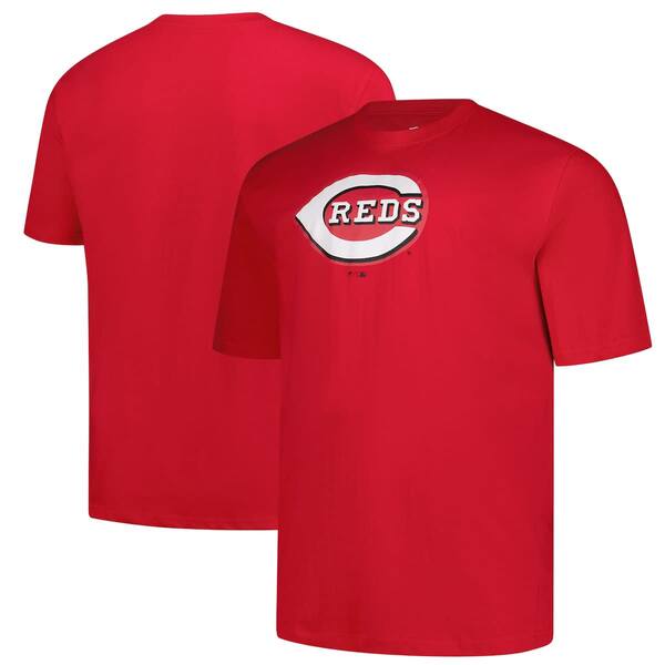 プロファイル メンズ トップス Tシャツ トール ロゴ Men's Profile Red Cincinnati Reds Big & Tall Primary Logo T-Shirt Red レッド|ReVida 店