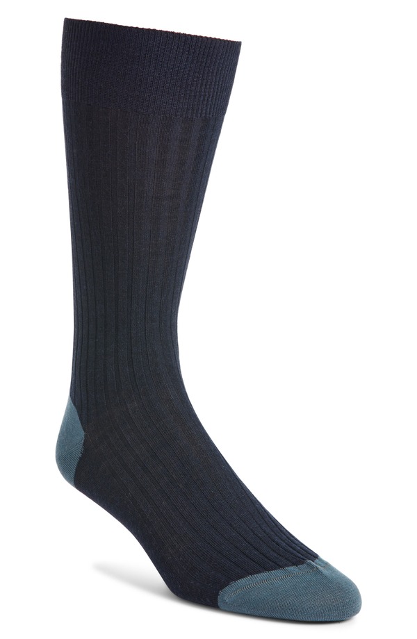 パンセレラ メンズ アンダーウェア 靴下 ウール Pantherella Stratford Merino Wool Blendressocks Navy ネイビー
