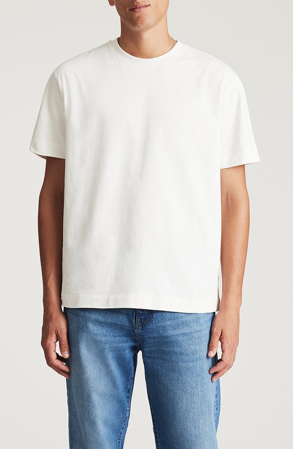 マーヴィ ジーンズ メンズ トップス Tシャツ リラックスフィット コットン Mavi Jeans Relaxed Fit Cotton T-Shirt Antique White ホワイト