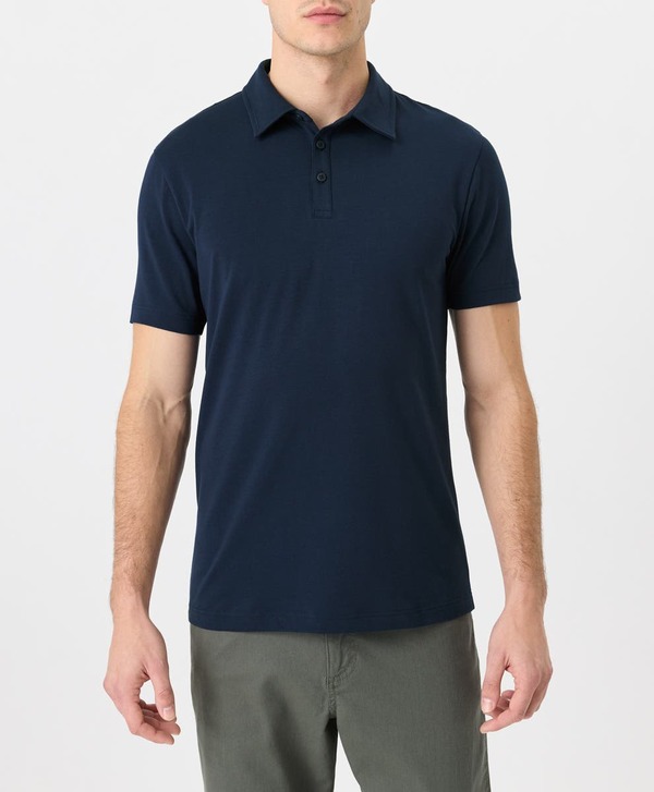 パクト メンズ トップス ポロシャツ コットン Pact Luxessential Slim Polo Made With Organicottonavy ネイビー