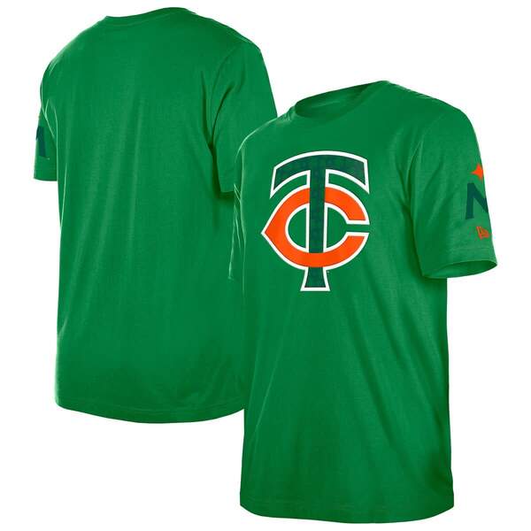 ニューエラ メンズ トップス Tシャツ Men's New Era Kelly Green Minnesota Twinst. Patrick's Day Shamrock Fill T-Shirt Kelly Green グリーン