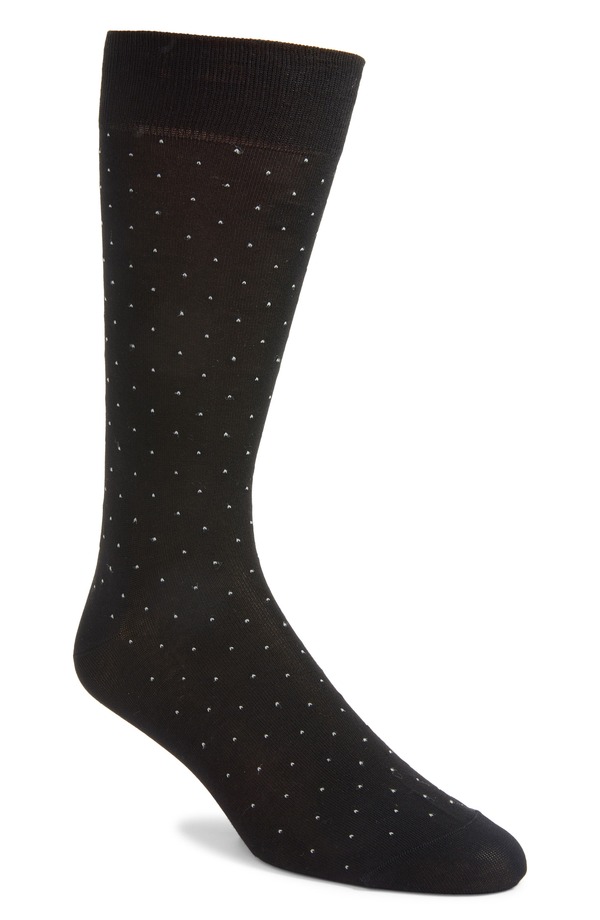 パンセレラ メンズ アンダーウェア 靴下 Pantherella Gadsbury Fil Coup Dot Dressocks Black ブラック