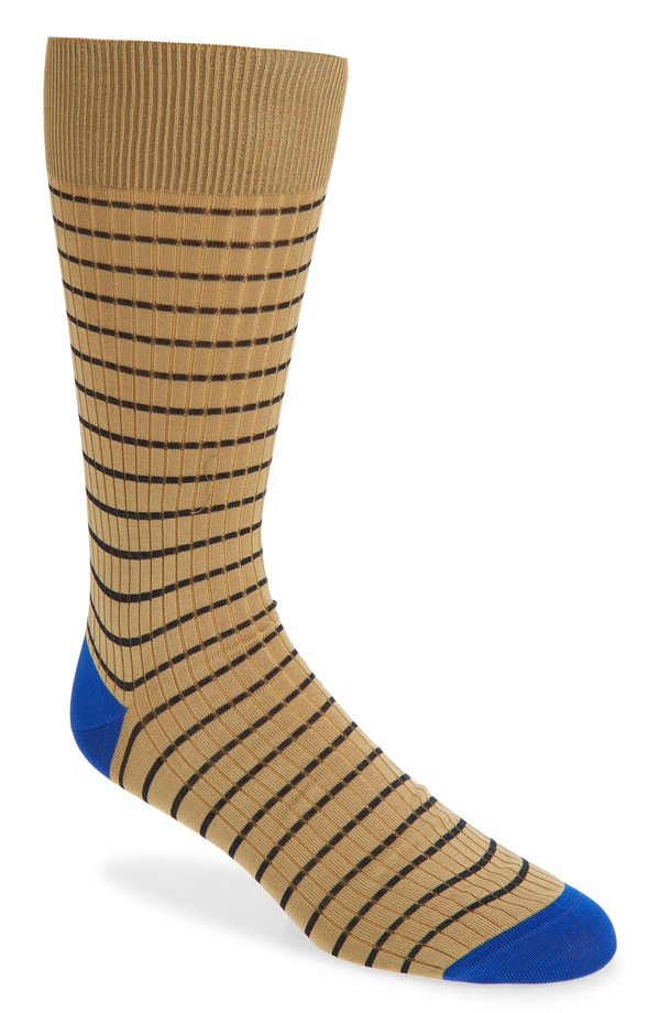 パンセレラ メンズ アンダーウェア 靴下 ダウン Pantherella Downe Stripe Dressocksand サンド 9,865円