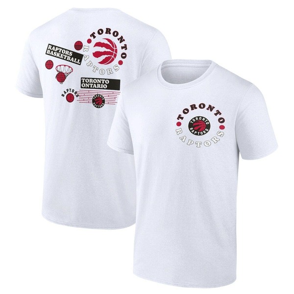 ファナティクス メンズ トップス Tシャツ Men's Fanatics Branded White Toronto Raptorstreet Collective T-Shirt White ホワイト