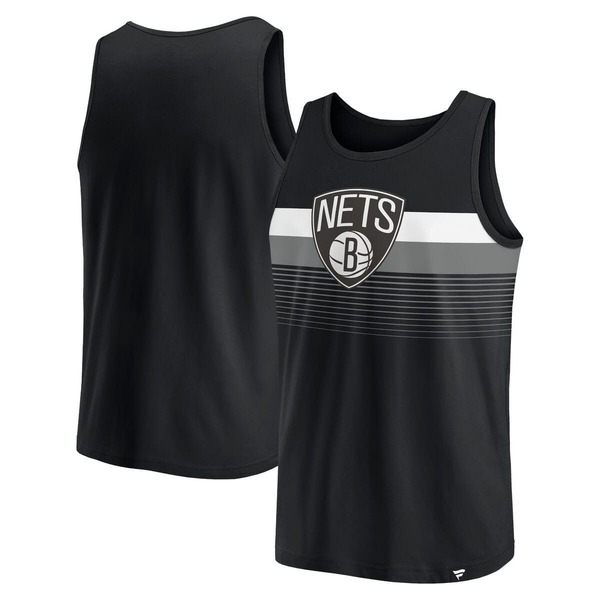 ファナティクス メンズ トップス プルオーバー Men\u0027s Fanatics Branded Black Brooklynets Wild Game Tank Top Black 黒いこと