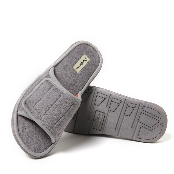 ディアフォームズ メンズ シューズ サンダル パイル DEARFOAMS Collin Terry Adjustable Shower Slide Slipper Medium Grey グレー|ReVida 店