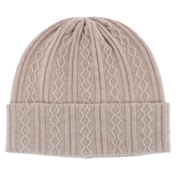 トラファルガー メンズ アクセサリー 帽子 ウール ニット Trafalgar The Windsor Merino Wool Cable Knit Beanie Ivory アイボリー｜ReVida 店 8,861円