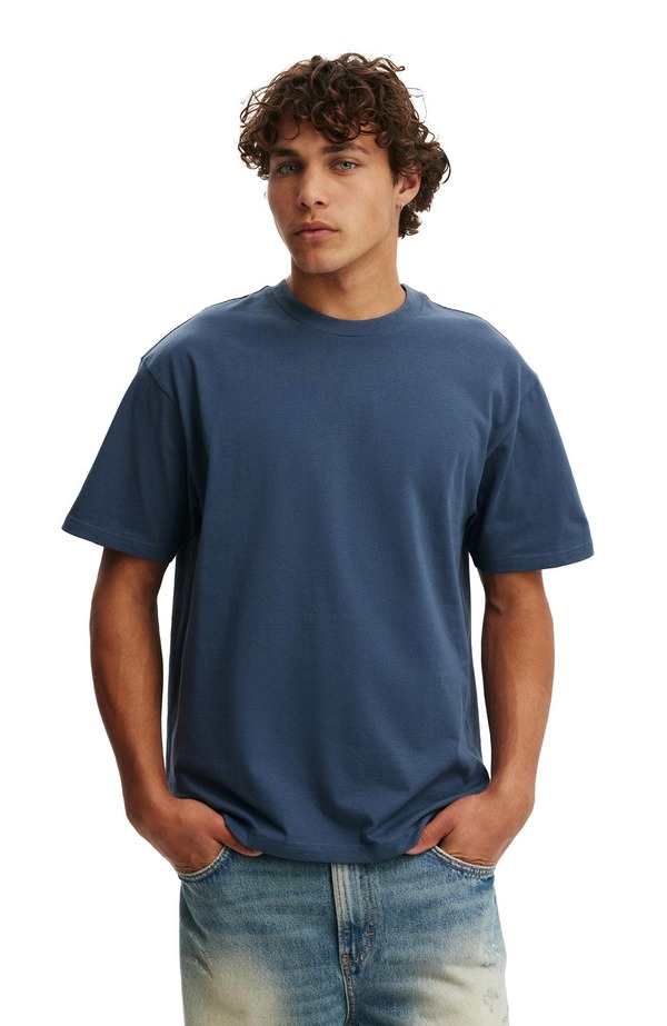 コットンオン メンズ トップス Tシャツ Cotton Men's Everyday Fit-Shirt Moonlight Blue ブルー