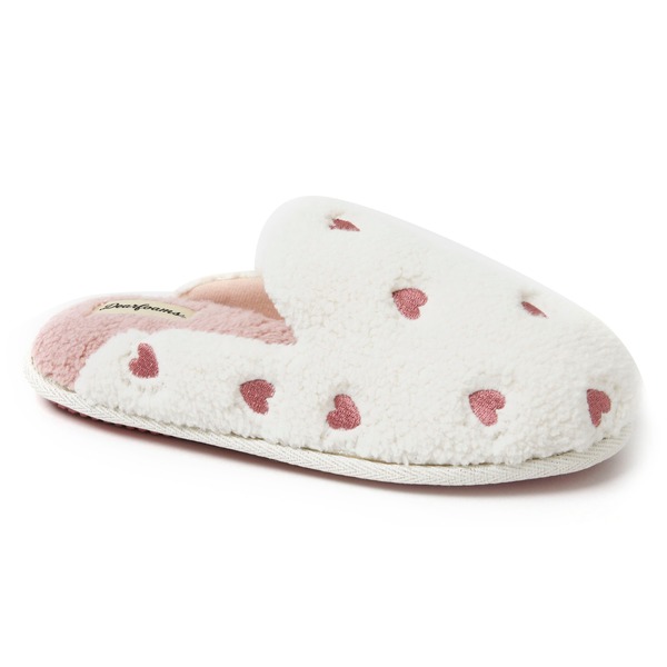 ディアフォームズ レディース シューズ サンダル DEARFOAMS Teddy Tab Scuff Slipper Muslin|ReVida 店