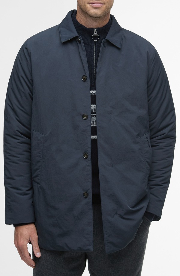 バブアー メンズ アウター ジャケット・ブルゾン Barbour Wadded Lorden Waterproof Jacket Dark Navy ネイビー