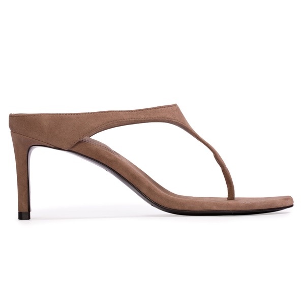 ブラックスエードスタジオ レディース シューズ サンダル BLACK SUEDE STUDIO Laurel 65 Suede Mule Taupe Suede トープ|ReVida 店