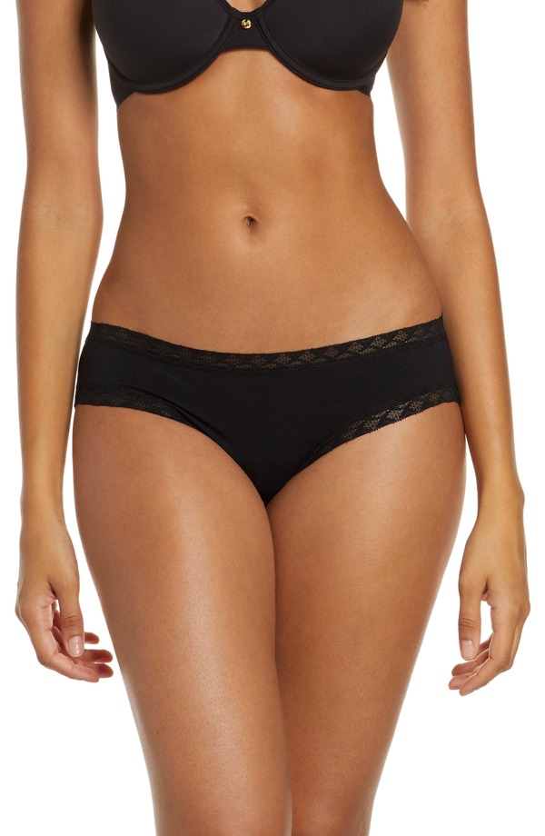 ナトリ レディース アンダー御召しもの ズボン下 Natori Bliss Briefs Black 黒いこと