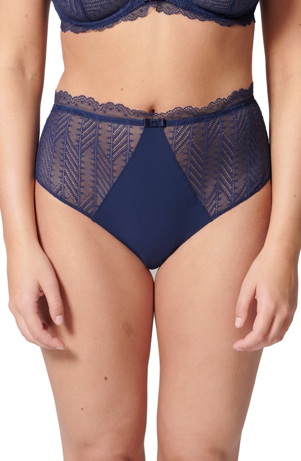 シモーヌペレール レディース アンダー御召しもの ズボン下 Simone Perele Canopee Briefs Midnight
