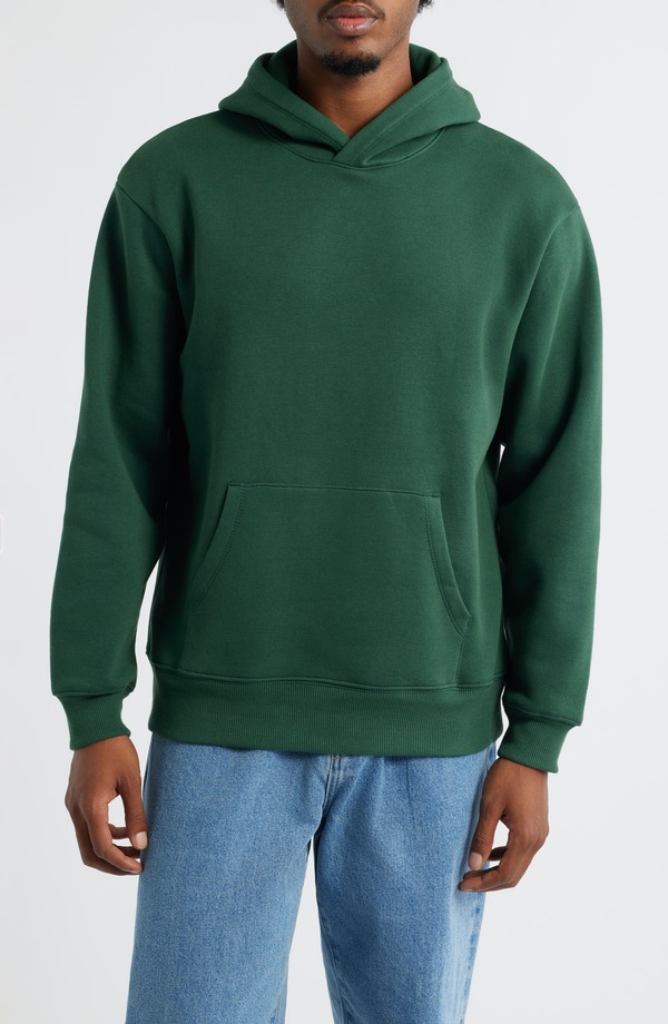 ビーピー メンズ アウター パーカー・スウェット フリース BP. Fleece Hoodie Green Pinecone グリーン