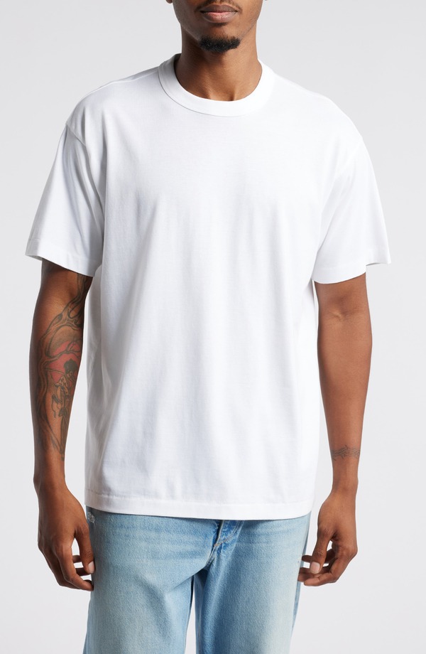 ビーピー メンズ トップス Tシャツ クルーネック BP. Core Crewneck T-Shirt White ホワイト