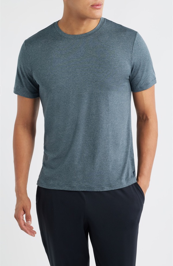 ゼラ メンズ トップス ティーシャツ 労働者の一団のど首 Zella Dynamicrewneck T-Shirt Blue Slate スレート トップス-Tシャツ・カットソー