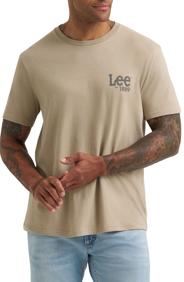 リー メンズ トップス Tシャツ コットン ロゴ グラフィック Lee Cotton Logo Graphic T-Shirtrenchcoat