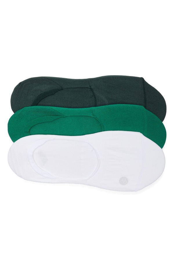 ゼラ レディース アンダーウェア 靴下 スニーカー Zellassorted 3-Pack No-Show Sneaker Socks Green Glade グリーン