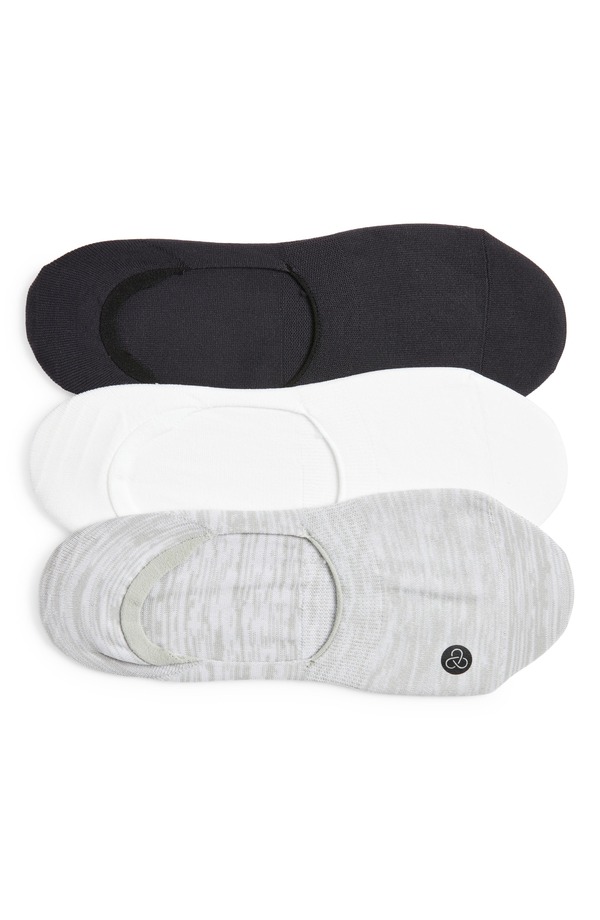 ゼラ レディース アンダーウェア 靴下 スニーカー Zellassorted 3-Pack No-Show Sneaker Socks White Multi ホワイト