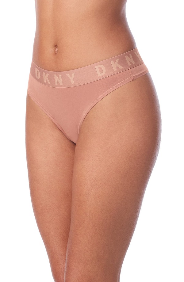 ダナ キャラン ニューヨーク州 レディース アンダー御召しもの ズボン下 DKNY Cozy Boyfriend Thong Rosewood