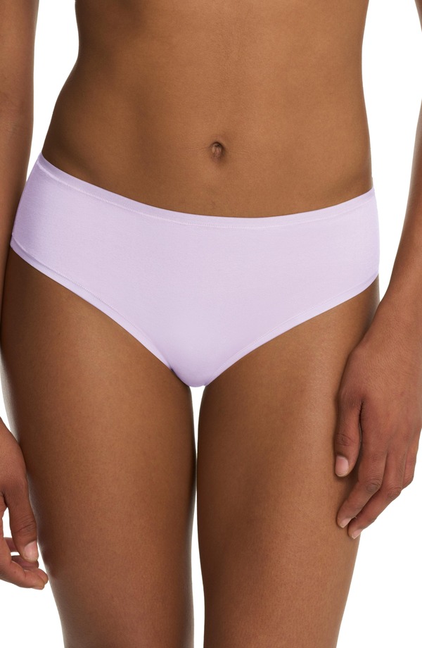 ナトリ レディース アンダー御召しもの ズボン下 綿織物 Natori Bliss Bare Cotton Hipster Pale Purple パープル