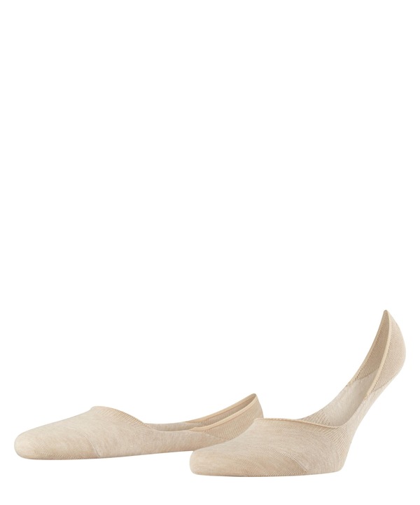 ファルケ メンズ アンダーウェア 靴下 コットン Falke Step Cottono Show Socksand Melange サンド