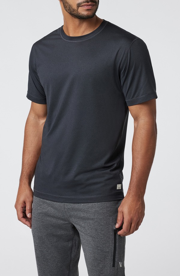 ビュオーリ メンズ トップス Tシャツ Vuori Tradewind 2.0 Performance T-Shirt Black Heather ブラック 15,000円