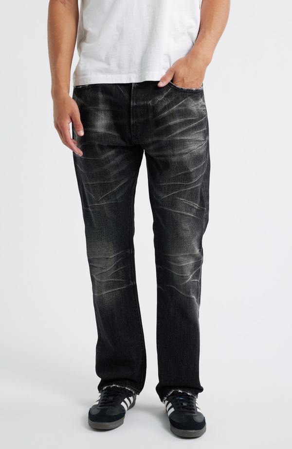 ビリオネアボーイズクラブ メンズ ボトムス ジーンズズボン下 デニム Billionaire Boys ClubB Dark Orbit Jeans Black Abyss 黒いこと