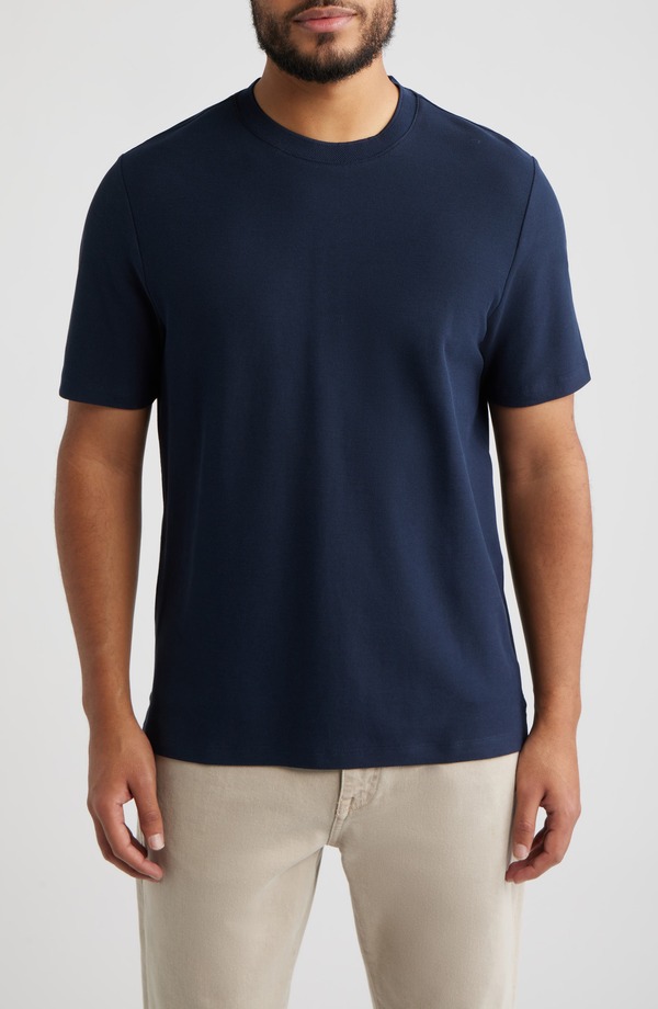 ロバートバラケット メンズ トップス Tシャツ コットン Robert Barakett Sorrel Cotton Blend Piqu T-Shirt Dark Caspian