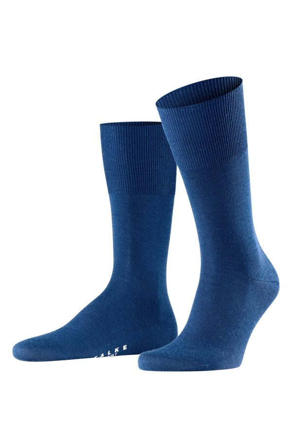 ファルケ メンズ アンダーウェア 靴下 ウール Falke Airport Wool Blend Socks Royal Blue ブルー