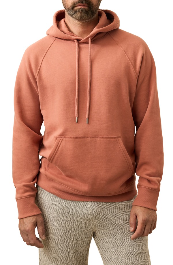 ファレティ メンズ アウター パーカー・スウェット コットン Faherty High Standard Organic Pima Cotton Blend Hoodie Dusty Sienna