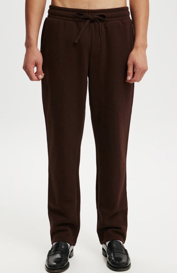 コットンオン メンズ ボトムス カジュアルパンツ トラックパンツ Cotton Men's Relaxed Track Pant Dark Oak