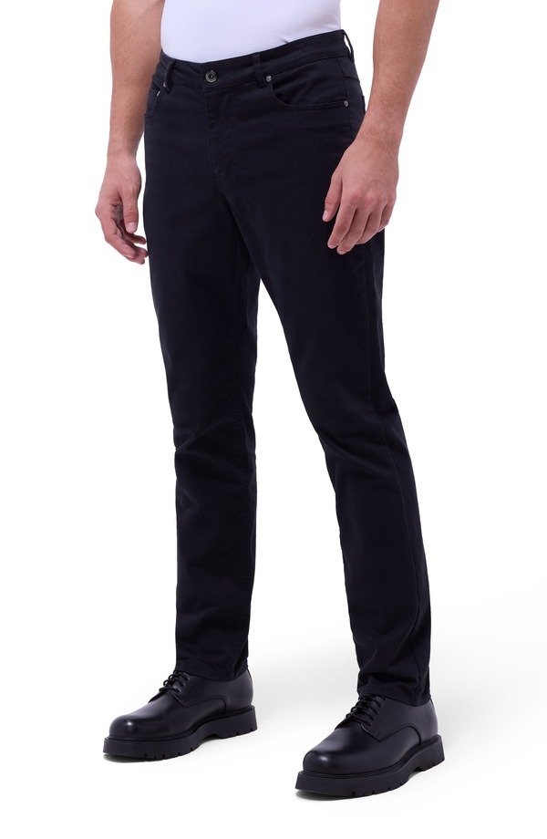 ブガッチ メンズ ボトムス カジュアルパンツ ストレート Bugatchi Preston Straight Leg Five Pocket Pants Black ブラック｜ReVida 店