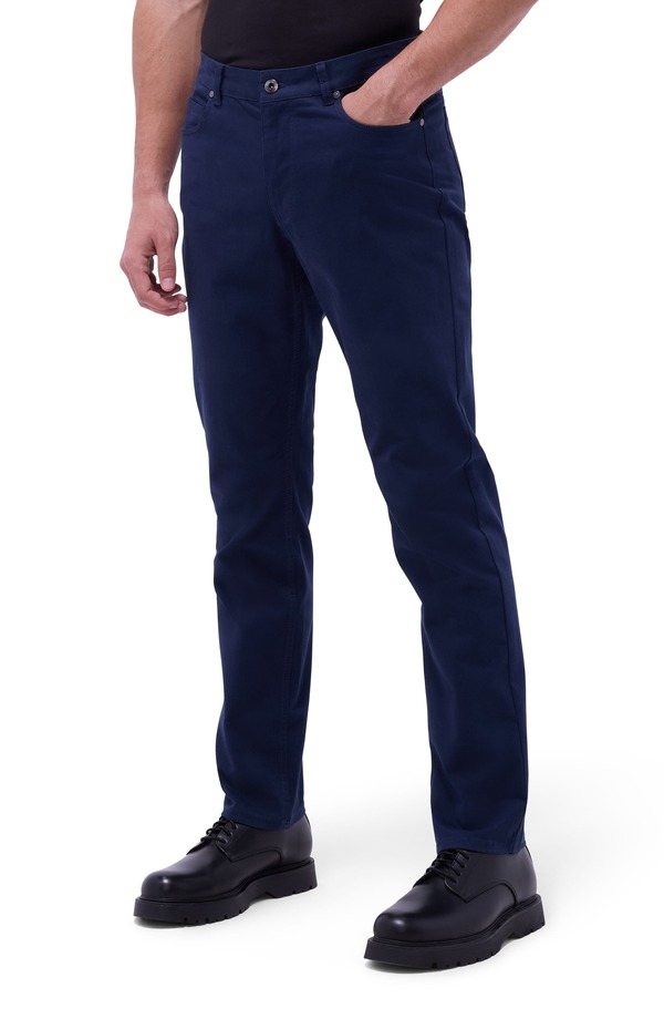 ブガッチ メンズ ボトムス カジュアルパンツ ストレート Bugatchi Preston Straight Leg Five Pocket Pants Navy ネイビー