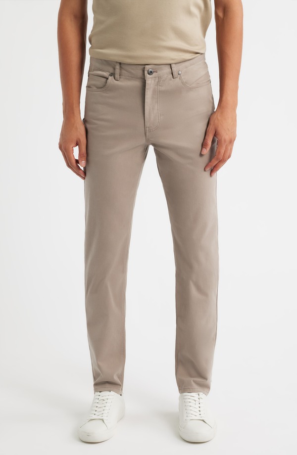 ブガッチ メンズ ボトムス カジュアルパンツ ストレート Bugatchi Preston Straight Leg Five Pocket Pants Walnut