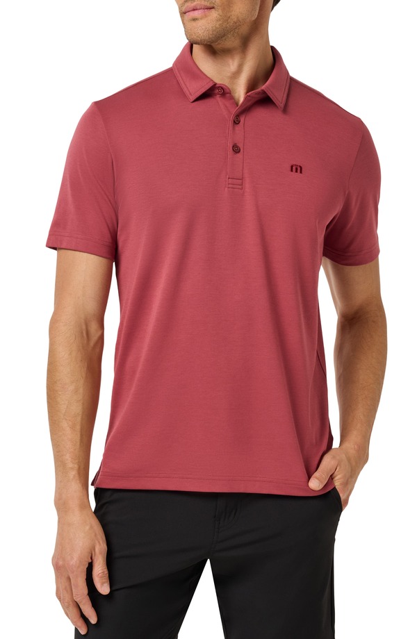トラビスマヒュー メンズ トップス シャツ TravisMathewarm Skies Polo Roan Rouge