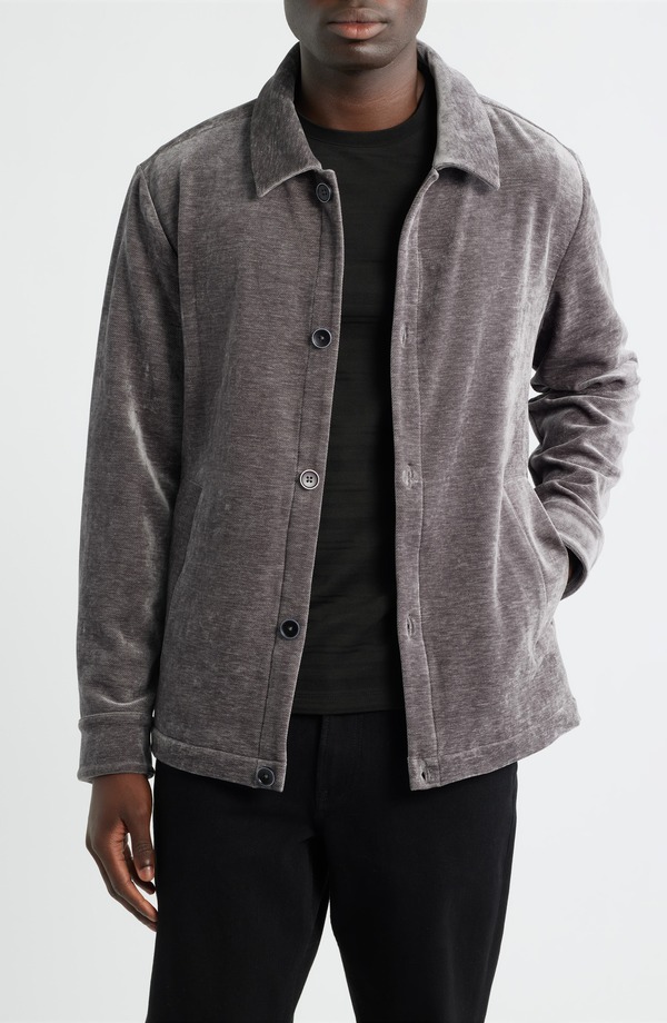 ロバートバラケット メンズ アウター ジャケット・ブルゾン シャツ Robert Barakett Rhodes Overshirt Grey グレー 26,838円