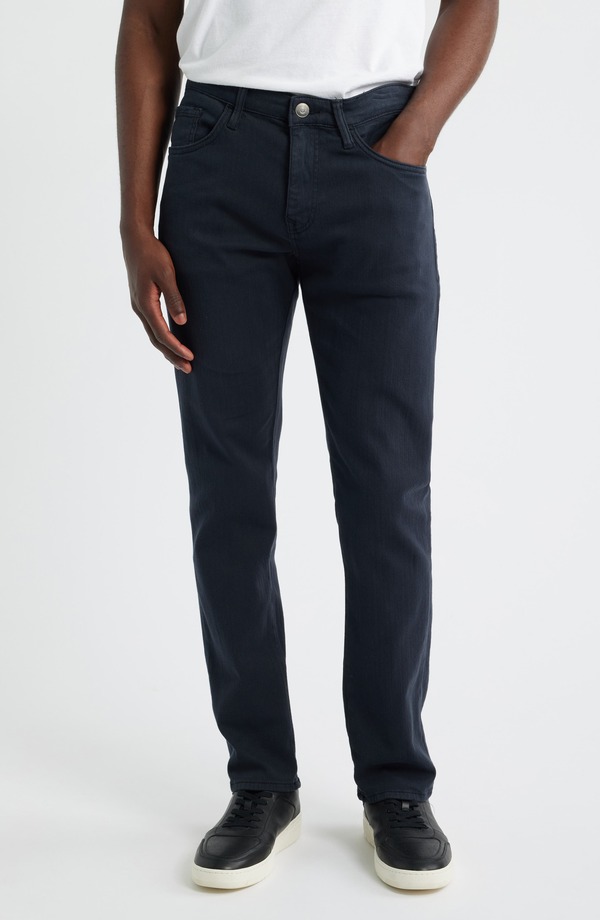 マーヴィ デニム メンズ ボトムス 心地好いズボン下 引っ切り無い Mavi Jeans Marcuslim Straight Leg Pants Navy Herringbone 米国海軍