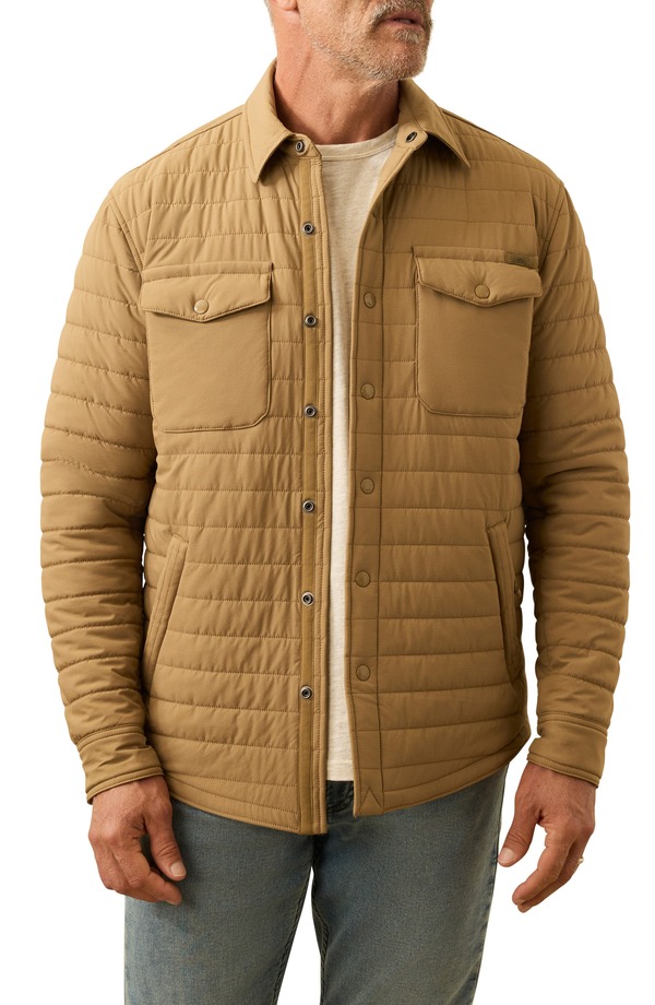ファレティ メンズ アウター ジャケット・ブルゾン Faherty Horizon Series Insulated CPO Jacket Deep Cedar｜ReVida 店
