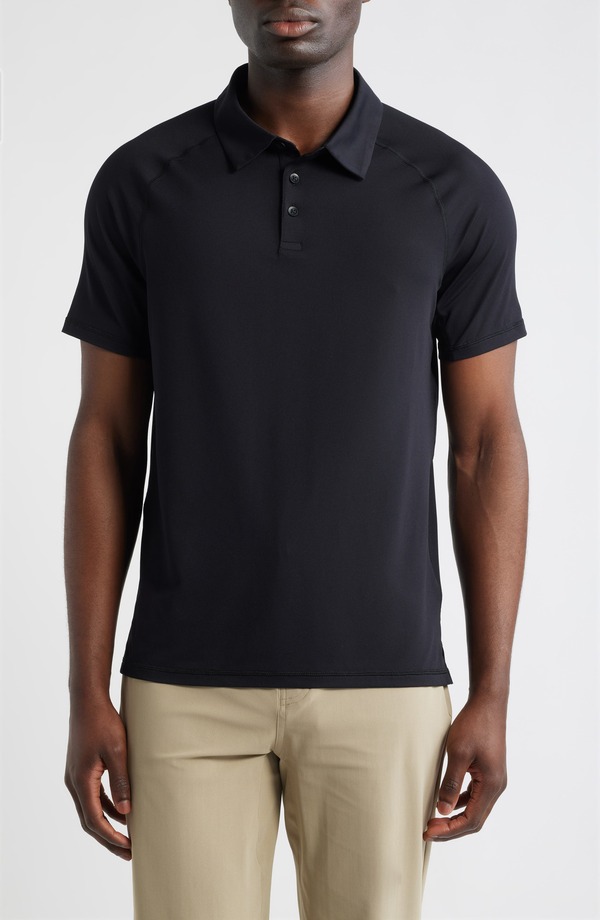 ゼラ メンズ トップス スポーツシャツ Zella Endurance Performance Polo Black 黒いこと