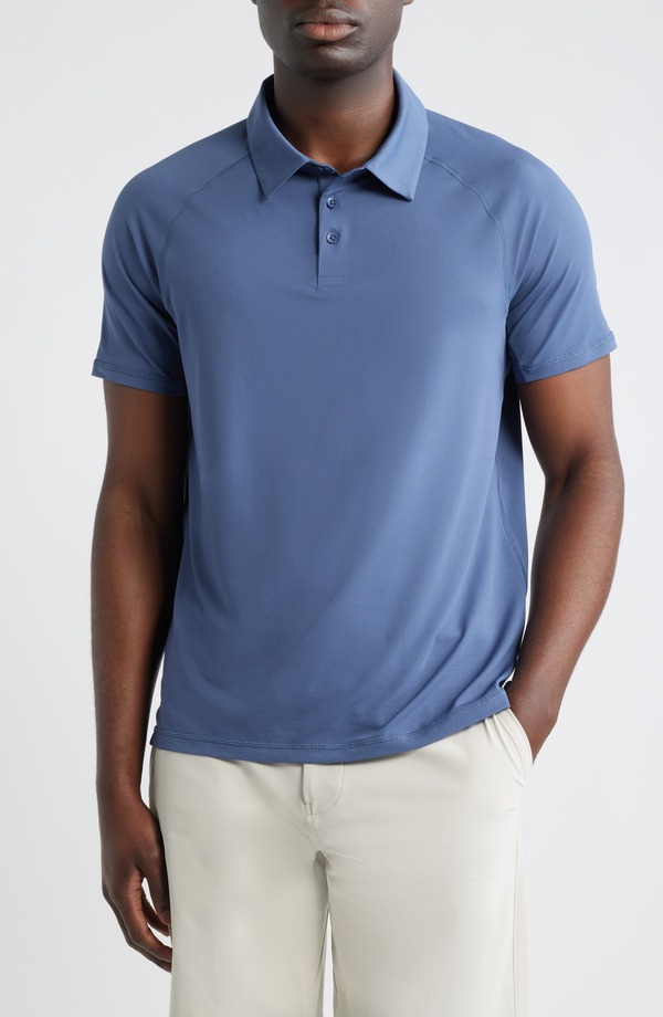 ゼラ メンズ トップス スポーツシャツ Zella Endurance Performance Polo Blue Vintage 青み