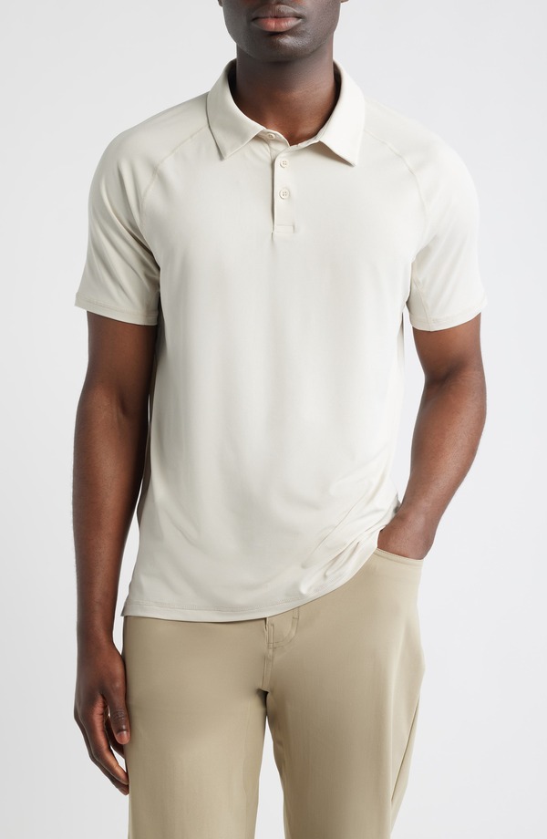 ゼラ メンズ トップス スポーツシャツ Zella Endurance Performance Polo Grey Moonbeam 薄墨色