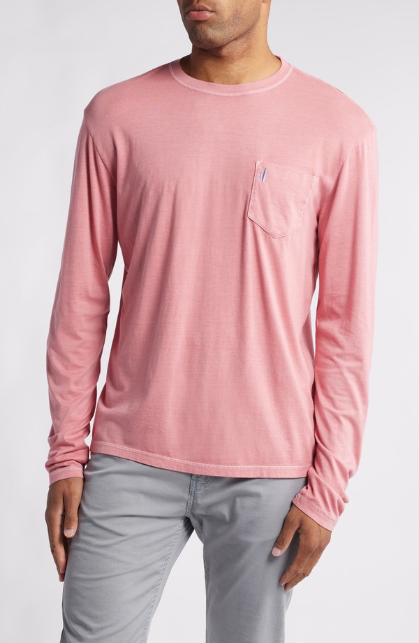 ジョニー オー メンズ トップス Tシャツ johnnie-O Brennan 2.0 Long Sleeve Pocket-Shirt Bandana｜ReVida 店