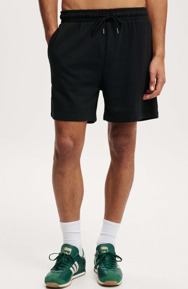 コットンオン メンズ ボトムス ハーフパンツ・ショーツ フリース Cotton Men's Everyday Fleece Short Black ブラック 10,281円