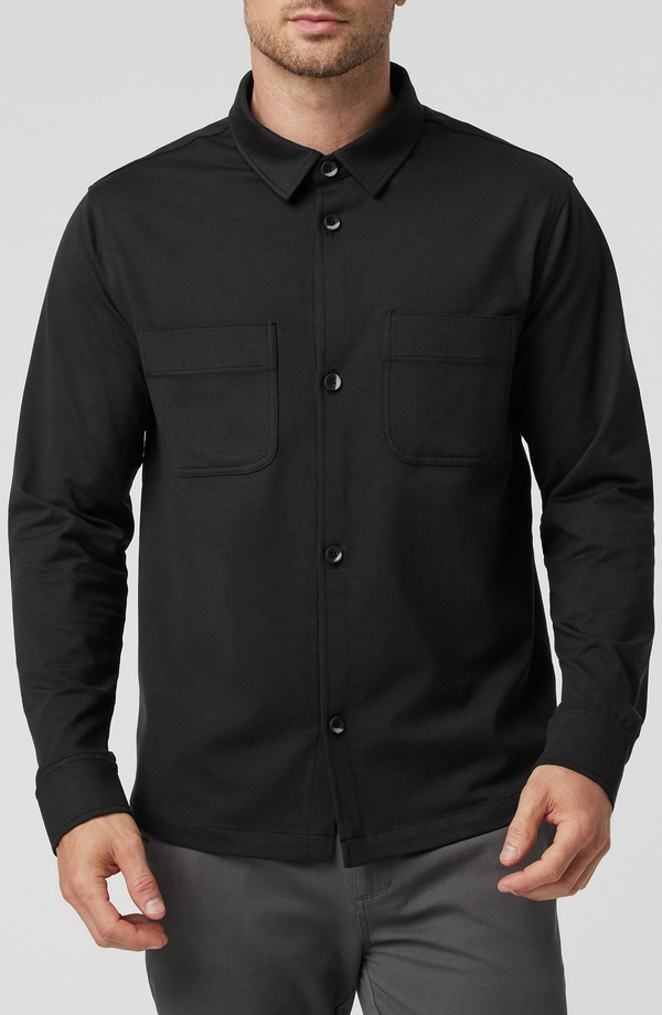 ビュオーリ メンズ アウター ジャケット・ブルゾン シャツ Vuori Coronado Shirt Jacket Black Heather ブラック