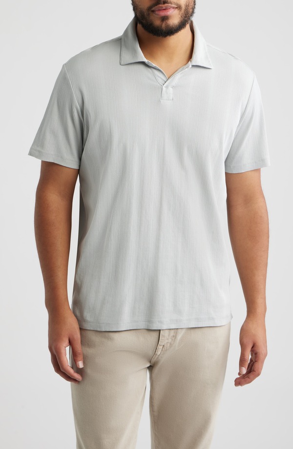 ロバートバラケット メンズ トップス ポロシャツ Robert Barakett Portmao Johnny Collar Polo Dove Grey グレー