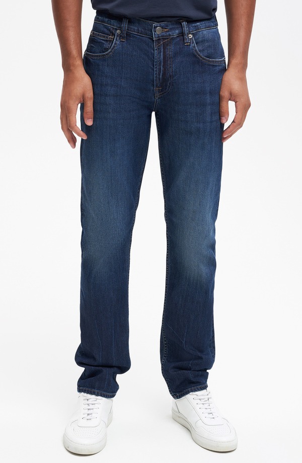セブンフォーオールマンカインド メンズ ボトムス デニムパンツ ストレート ジーンズ 7 For All Mankind Airwefthe Straight Leg Jeans Ironwood